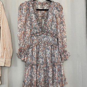 Flower dress long sleeve